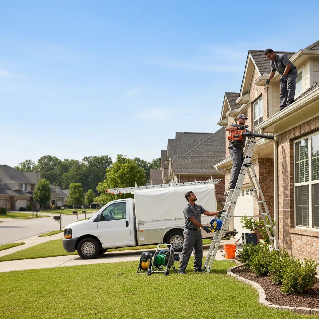 Home Gutter Service in Four Oaks, NC near me